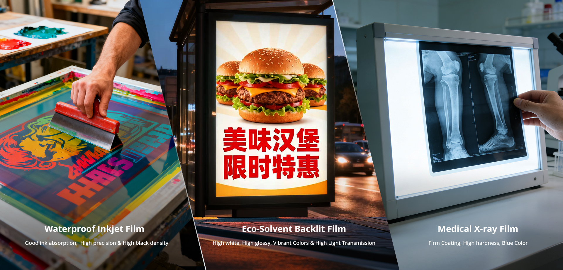 Eco-solvent Backlit Film with High Precision