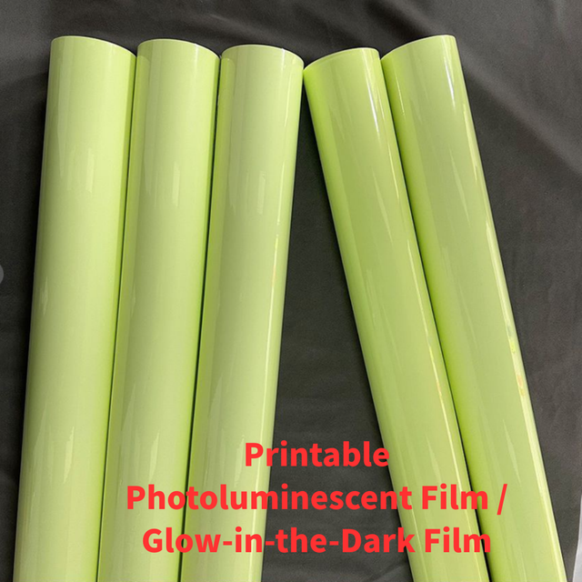 Printable PVC Luminescent Film for Safety Signs – Self-Adhesive & Non-Adhesive